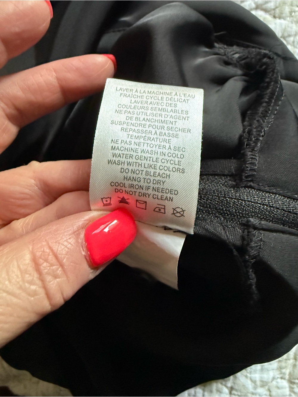 House of Harlow 1960 Black Satin Mock-Neck Blouse - Picture 8 of 8